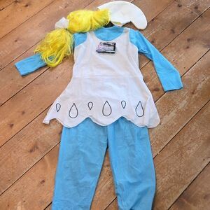 The Smurfs Women's Smurfette Costume With Wig Adult Small/medium